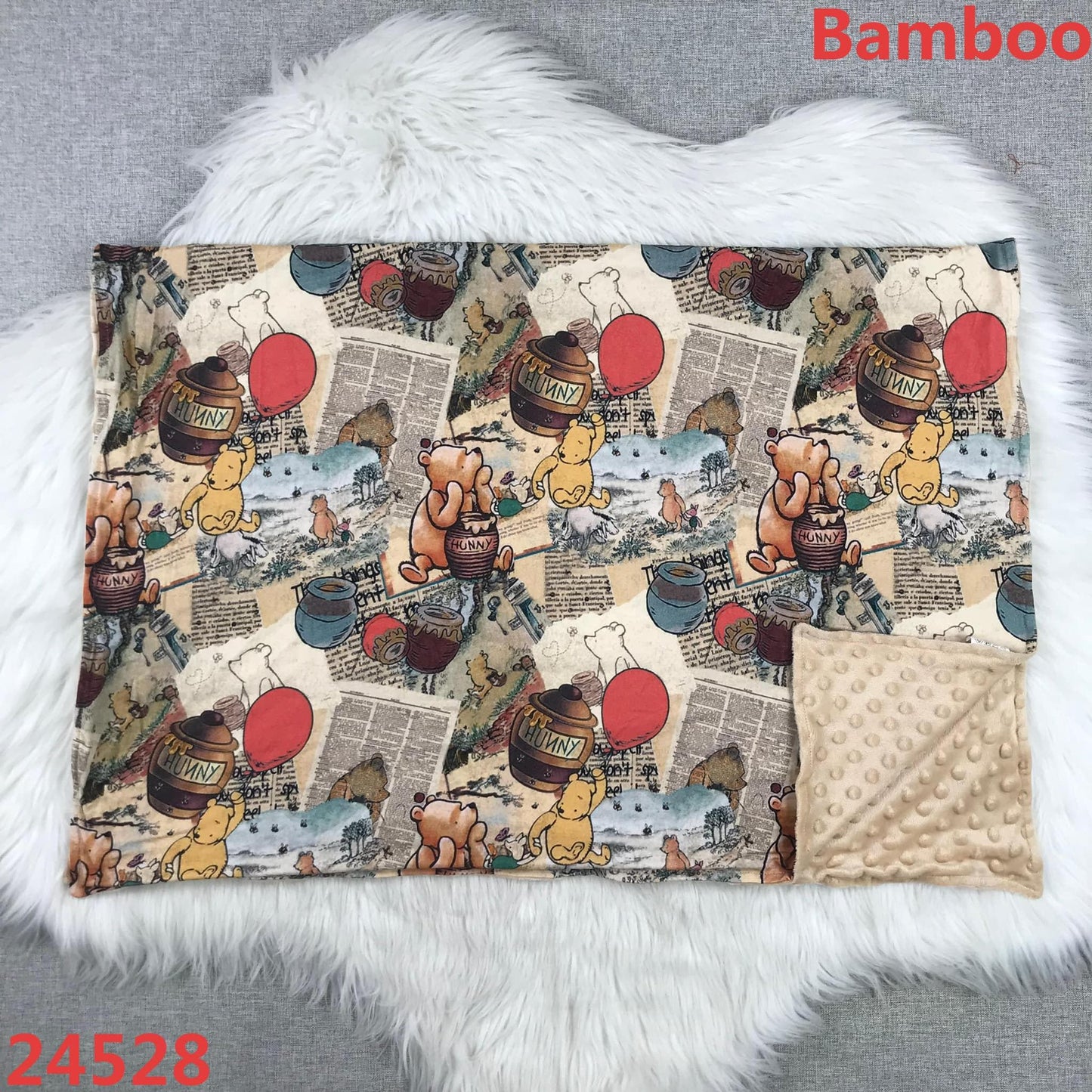 Winnie the Pooh Bamboo Blanket