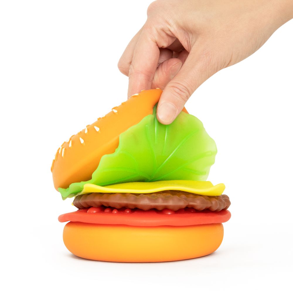 The Big Squij Peel & Stack Burger Slow-Rise Squishy Toy- Preorder - ETA Late Oct 2026