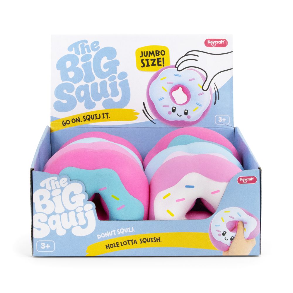 The Big Squij Donut Slow-Rise Squishy Toy- Preorder - ETA Late Dec 2026