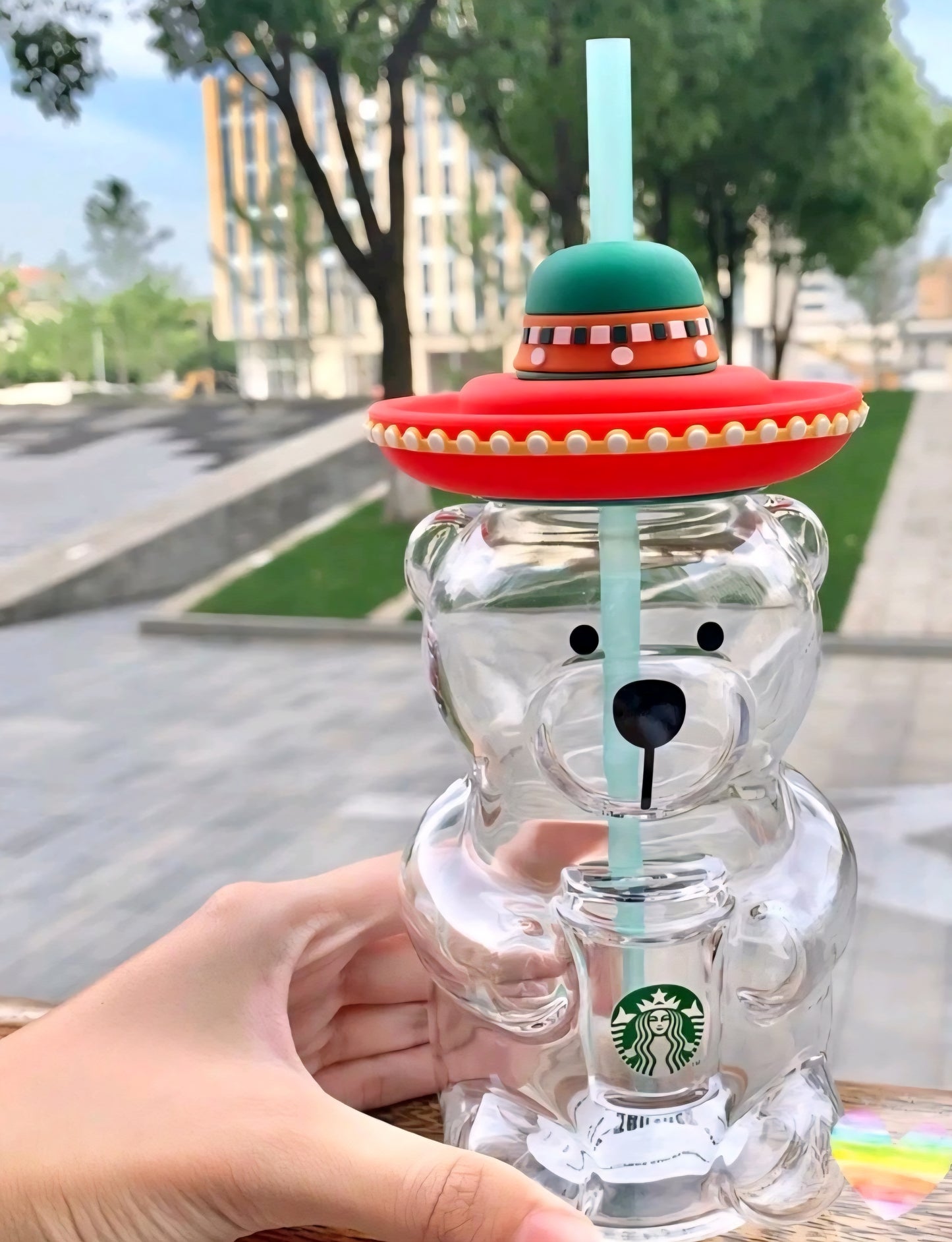 Mexico Starbucks Glass Bearista Cup - AUTHENTIC - Preorder