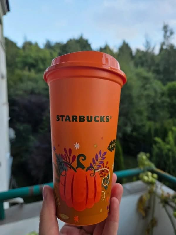 Starbucks France Halloween Pumpkin Patch Reusable Cup- Preorder
