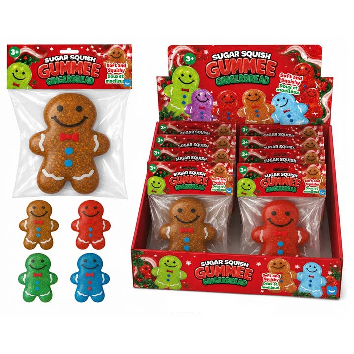 Jumbo Sugar Gummee Gingerbread Toy - Preorder - 4 to 6 week ETA