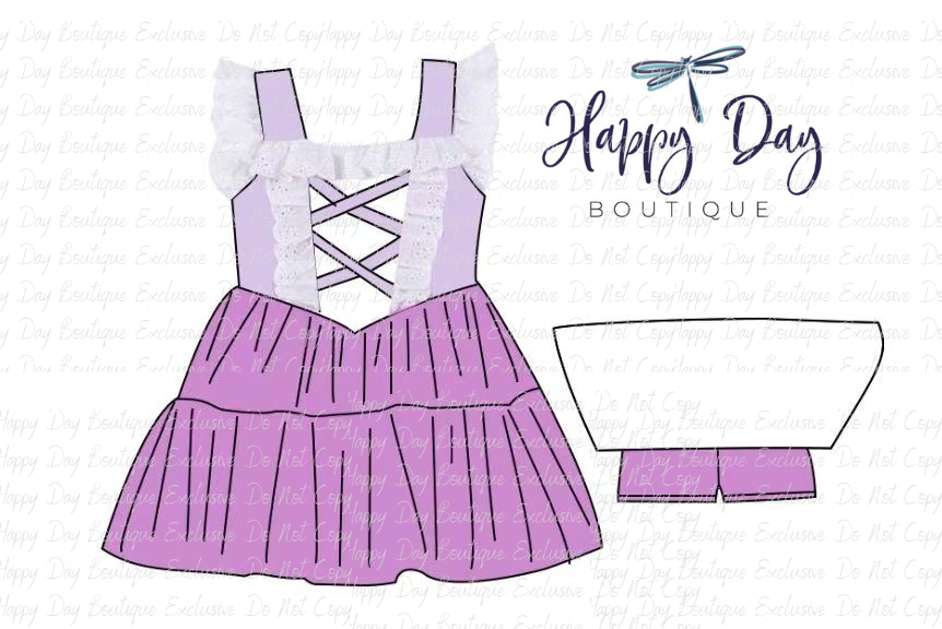 Adult Tower Princess Dress- Preorder- ETA late March
