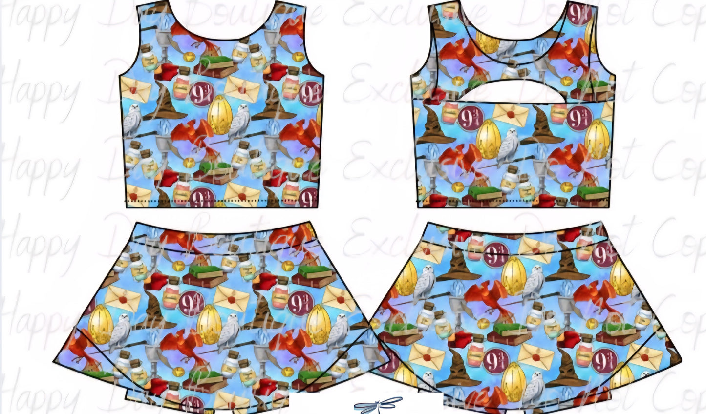 Adult's Harry Potter Yoga Set - Preorder - ETA is Late June / Early July