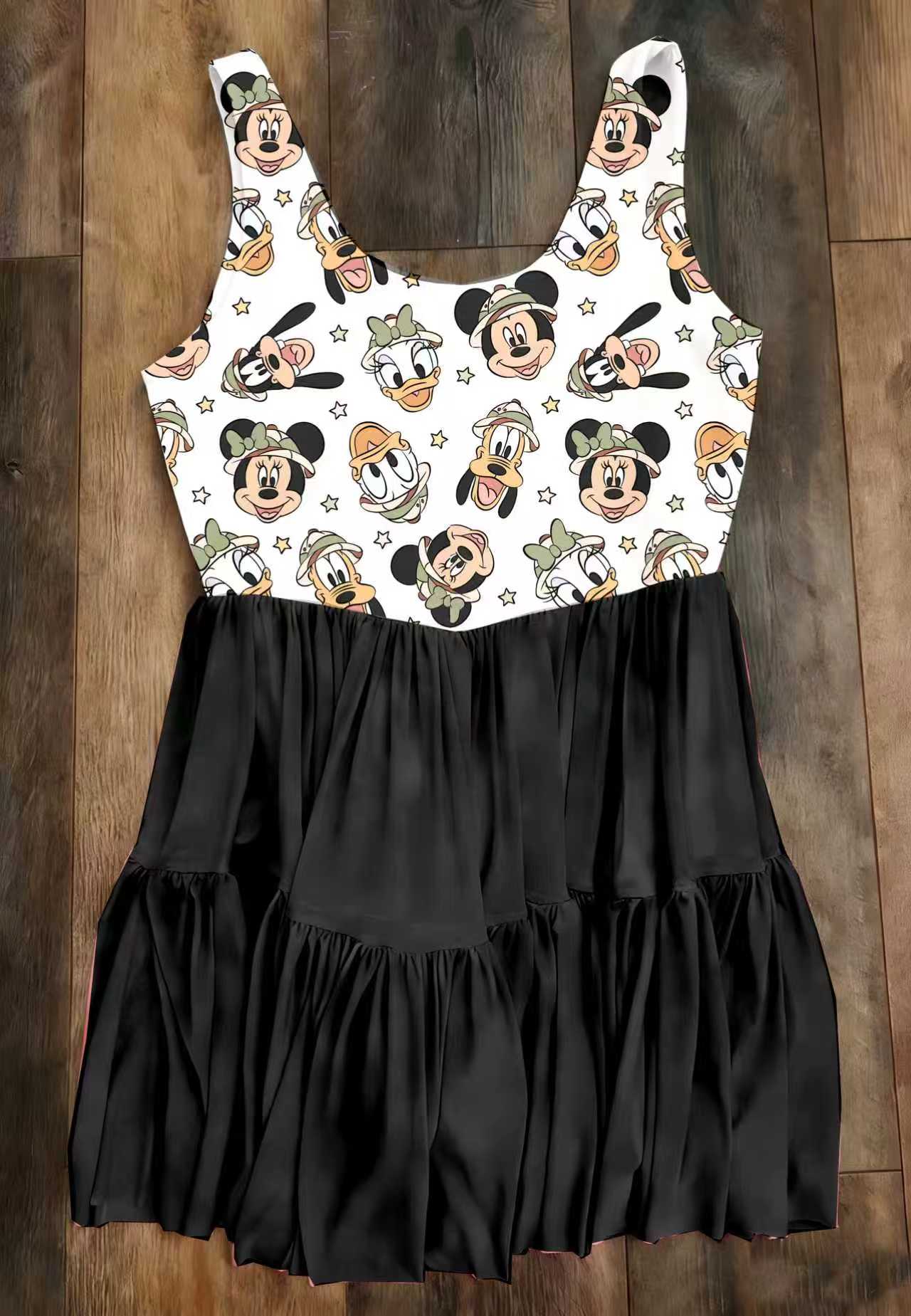 Fab Five Safari Mesh Dress w/ Shorts UnderneathPreorder