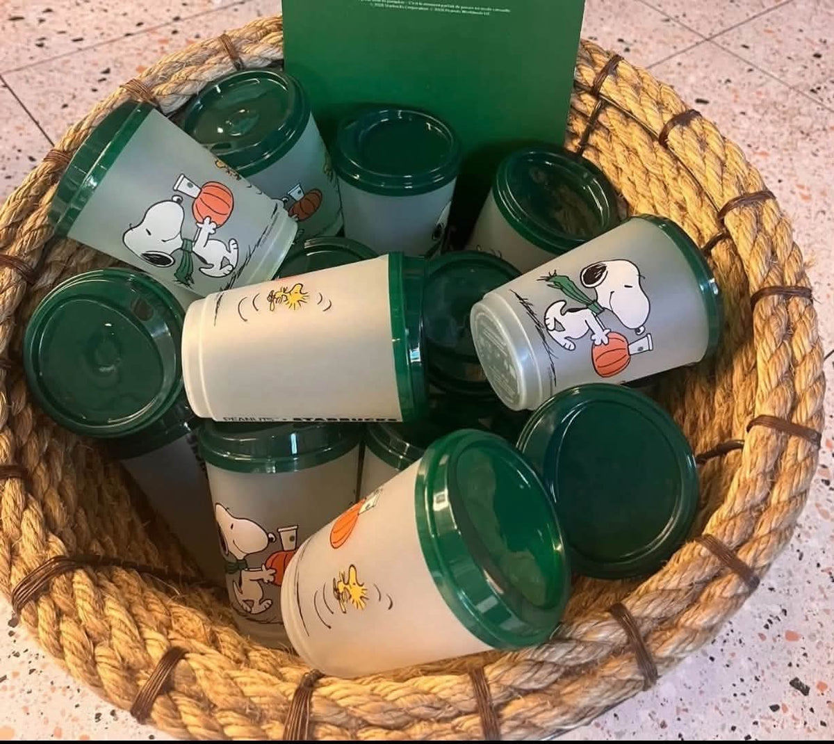 Starbucks Snoopy Reusable Cup from EU - AUTHENTIC - Preorder
