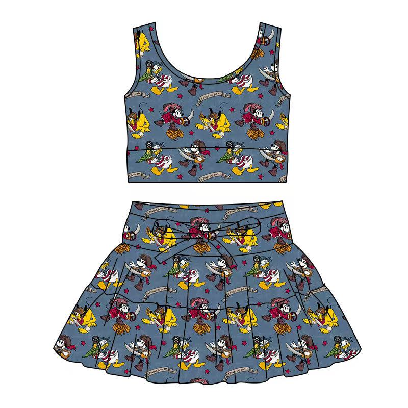 Adult Pirate Mickey Yoga Set- Ready to ship