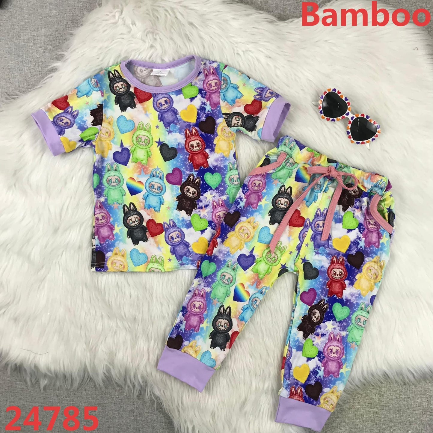 Labubu 2 Bamboo PJ Set