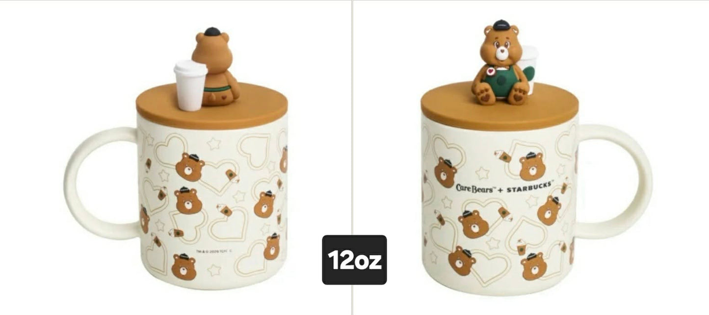 Starbucks Carebear 12 ounce Mug Brown Taiwan - AUTHENTIC - Preorder