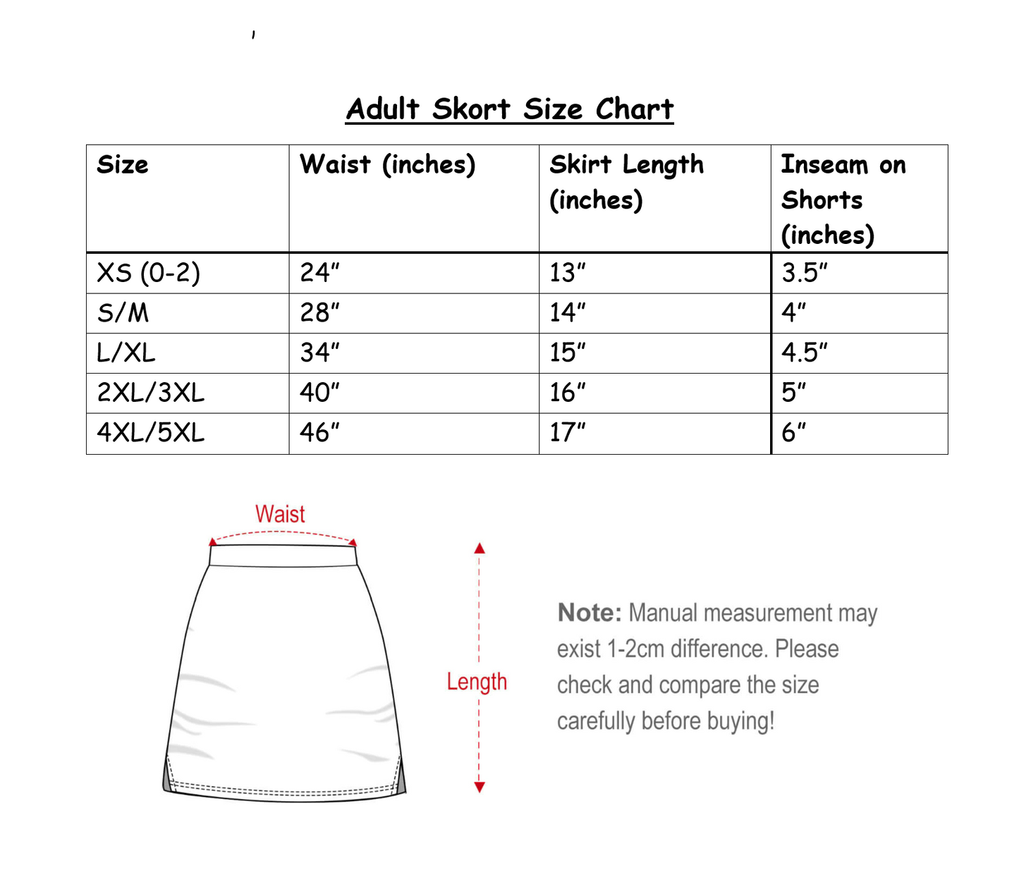 Halloween OB Skort - Preorder