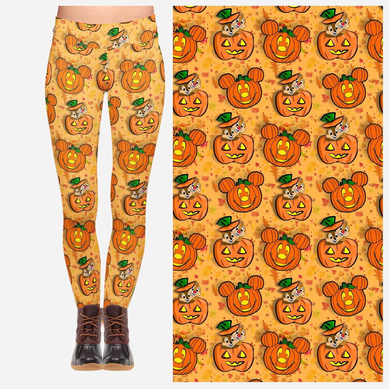Pumpkin Mouse Leggings - Preorder