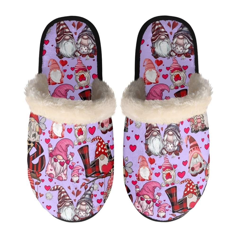 Gnome Valentine Slippers