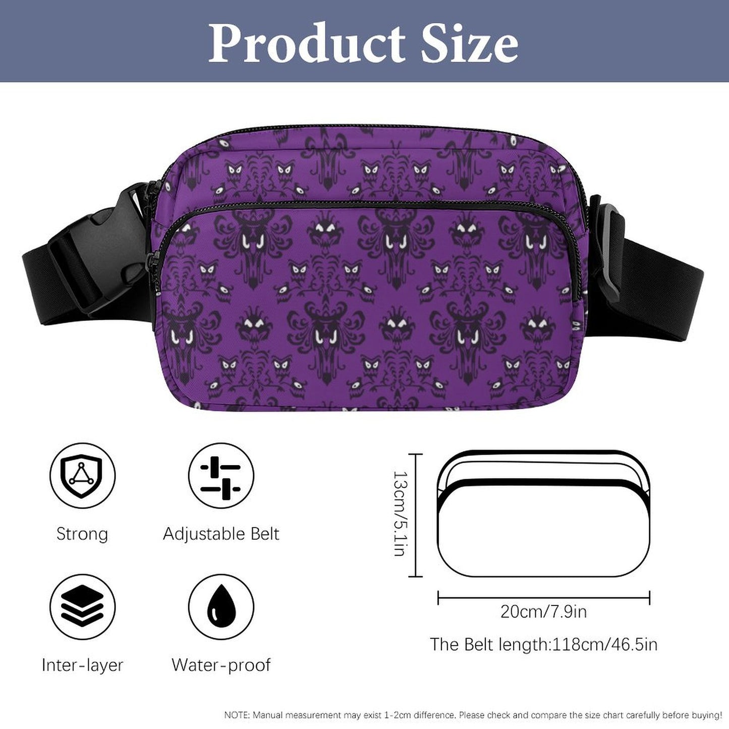 Haunted Walls Fanny Pack- PREORDER -