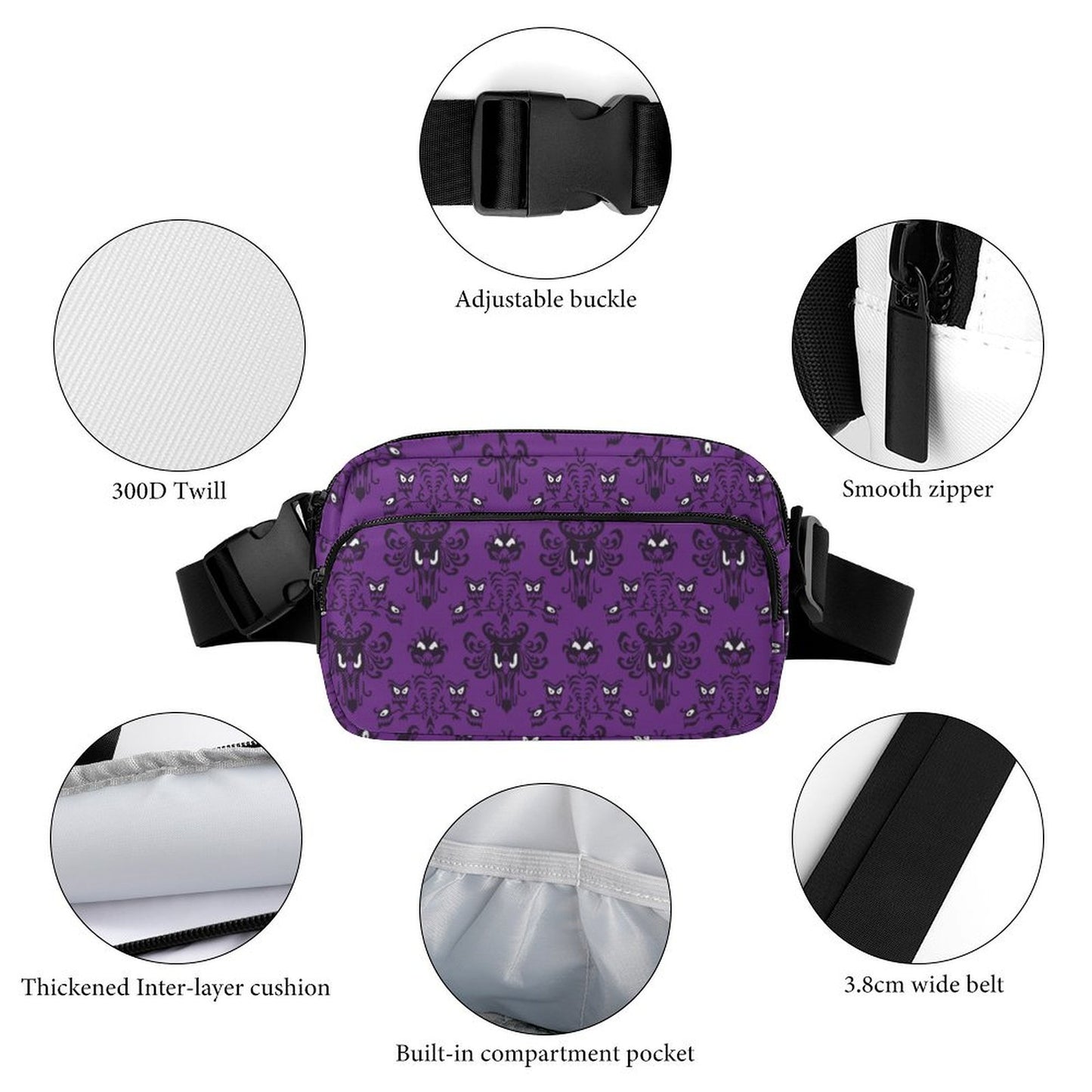 Haunted Walls Fanny Pack- PREORDER -