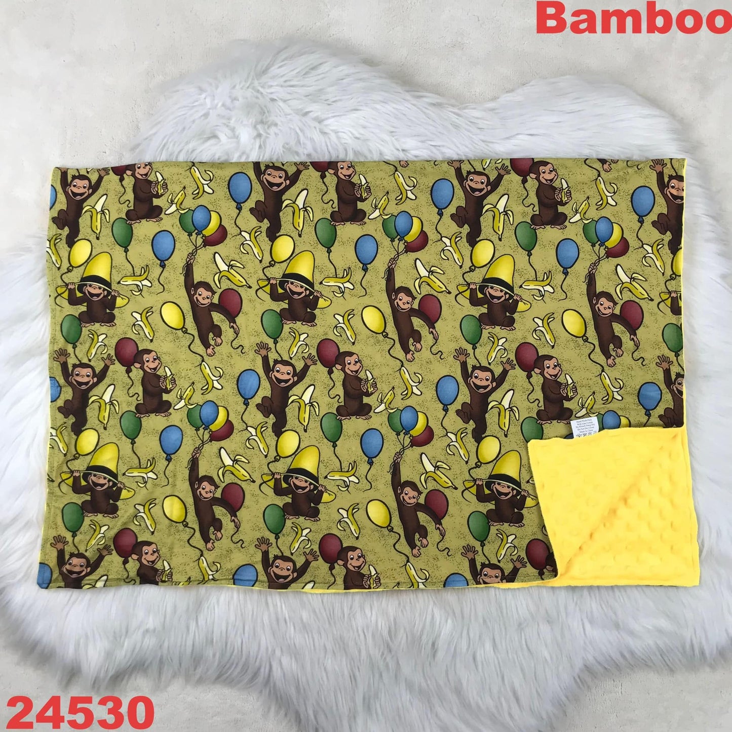 Curious George Bamboo Blanket