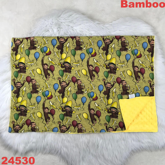 Curious George Bamboo Blanket