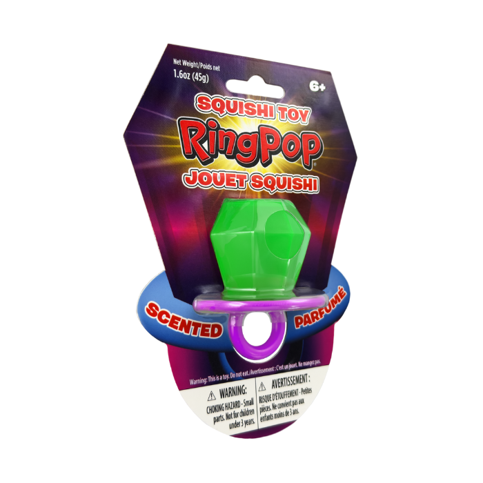 Licensed  Ring Pop Squishi Toy- Preorder - ETA Aug to Sept.