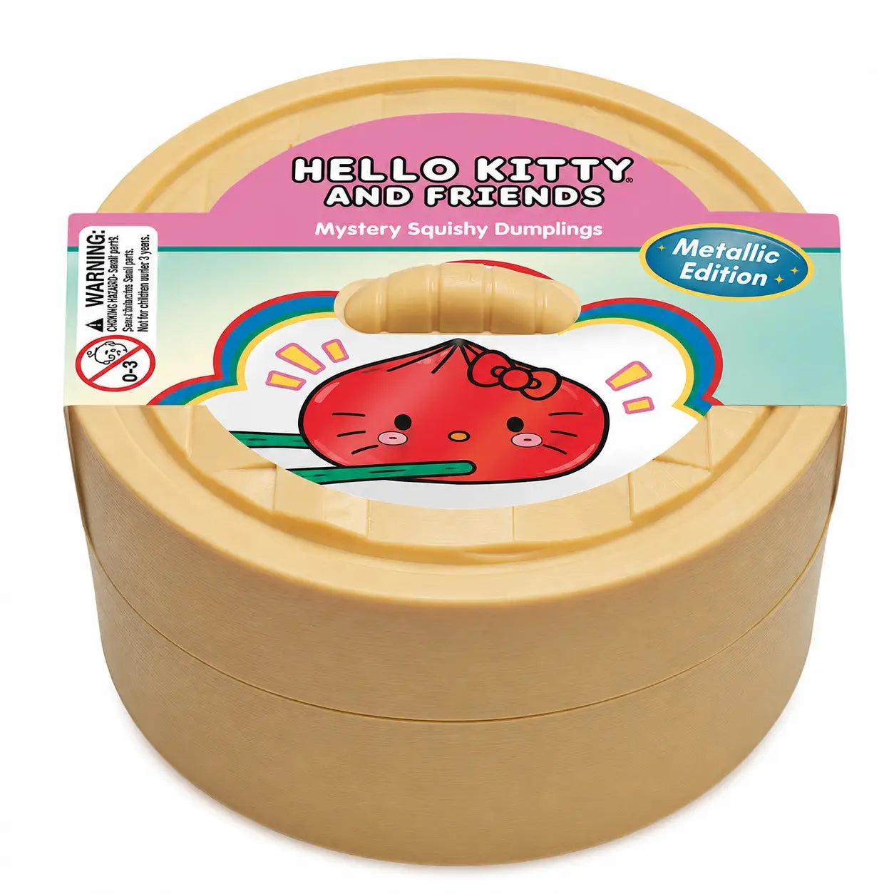 Authentic Sanrio Hello Kitty and Friends Mystery Squishy Dumpling Metallic Series Fidget- Preorder  - October