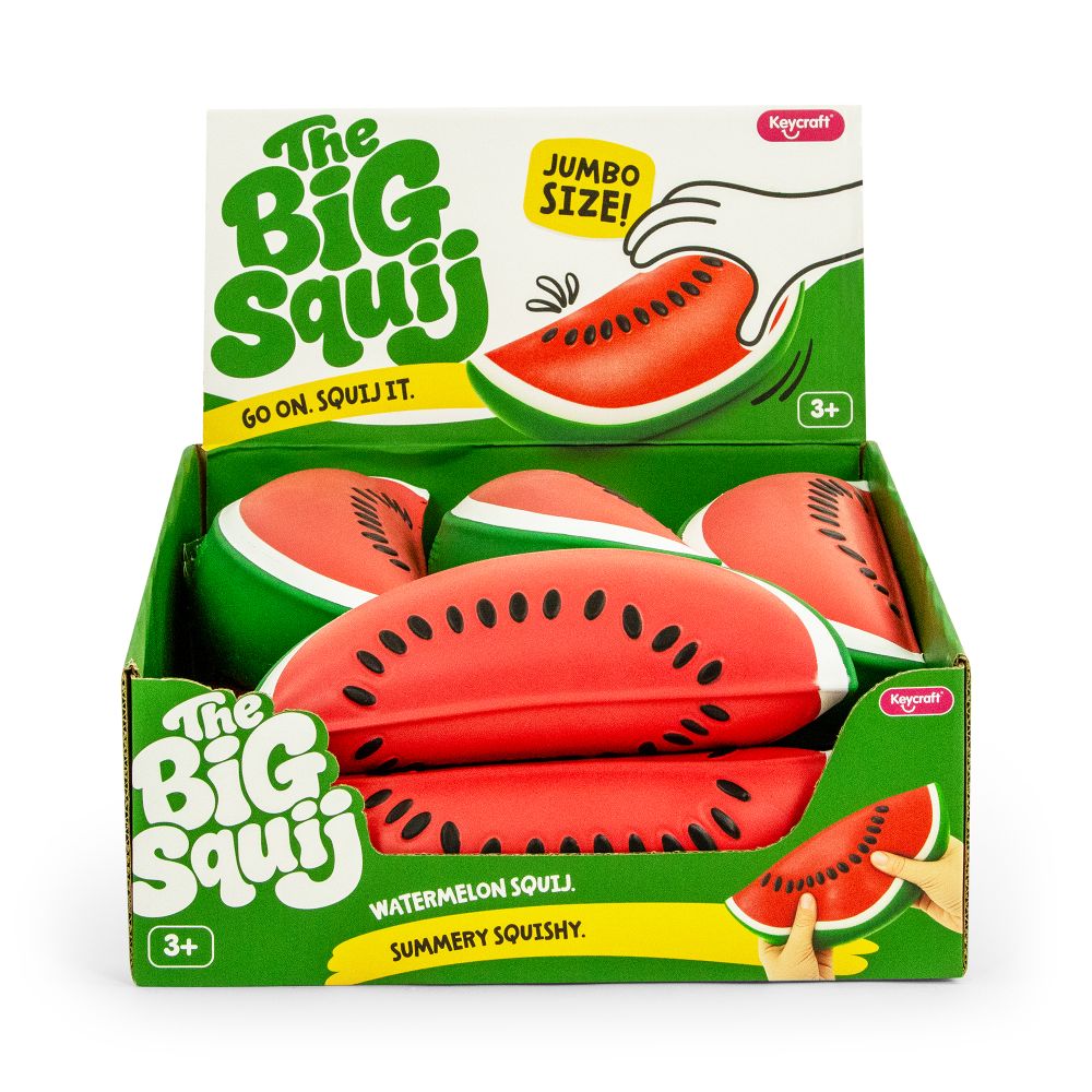 The Big Squij Watermelon Slow-Rise Squishy Toy-  Preorder - ETA Late Nov. 2026