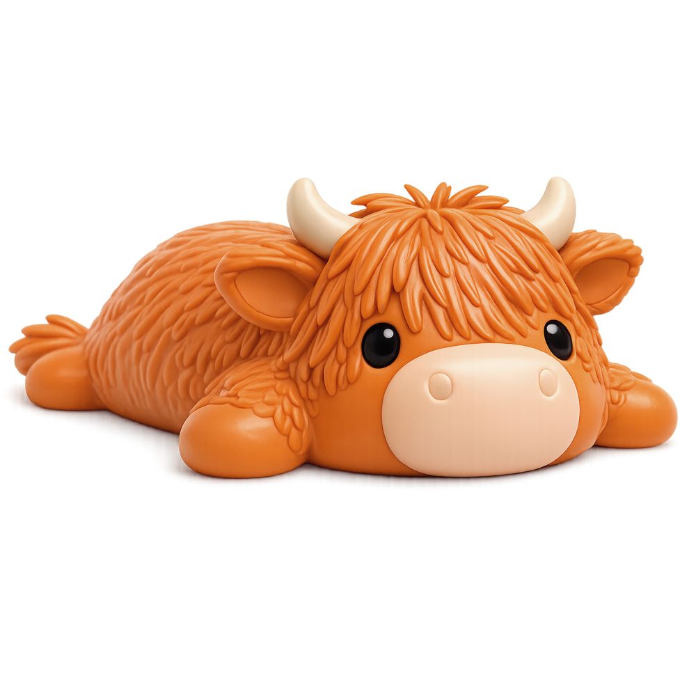 The Big Squij Highland Cow Slow-Rise Squishy Toy-  Preorder - ETA Late Oct. 2026