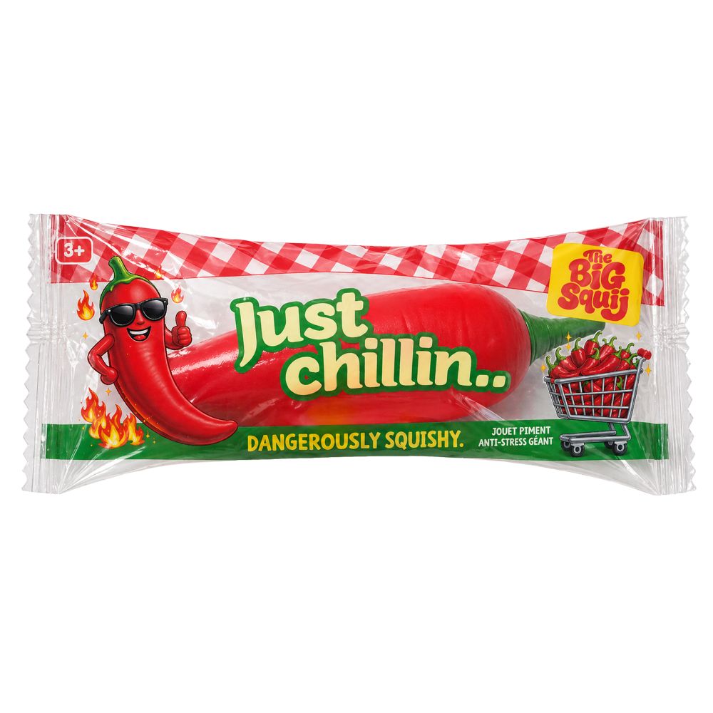 The Big Squij Chilli Slow-Rise Squishy Toy-  Preorder - ETA Late Nov. 2026