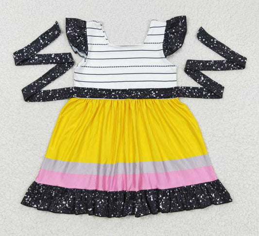 Pencil & Notebook Back to School Dress
