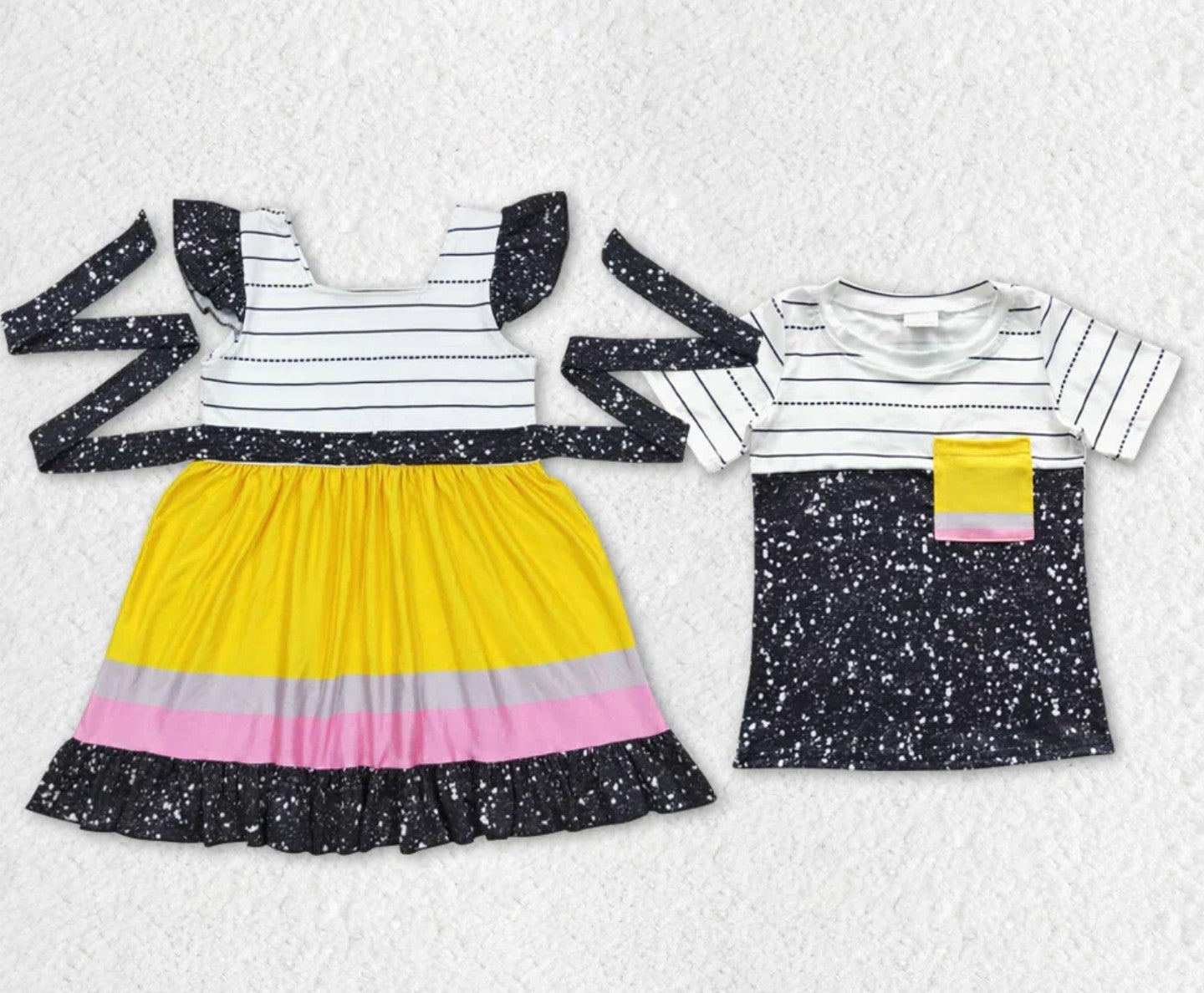 Pencil & Notebook Back to School Dress