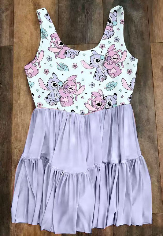 Adult Stitch Mesh w/ Shorts Underneath -Dress Preorder- ETA is early April