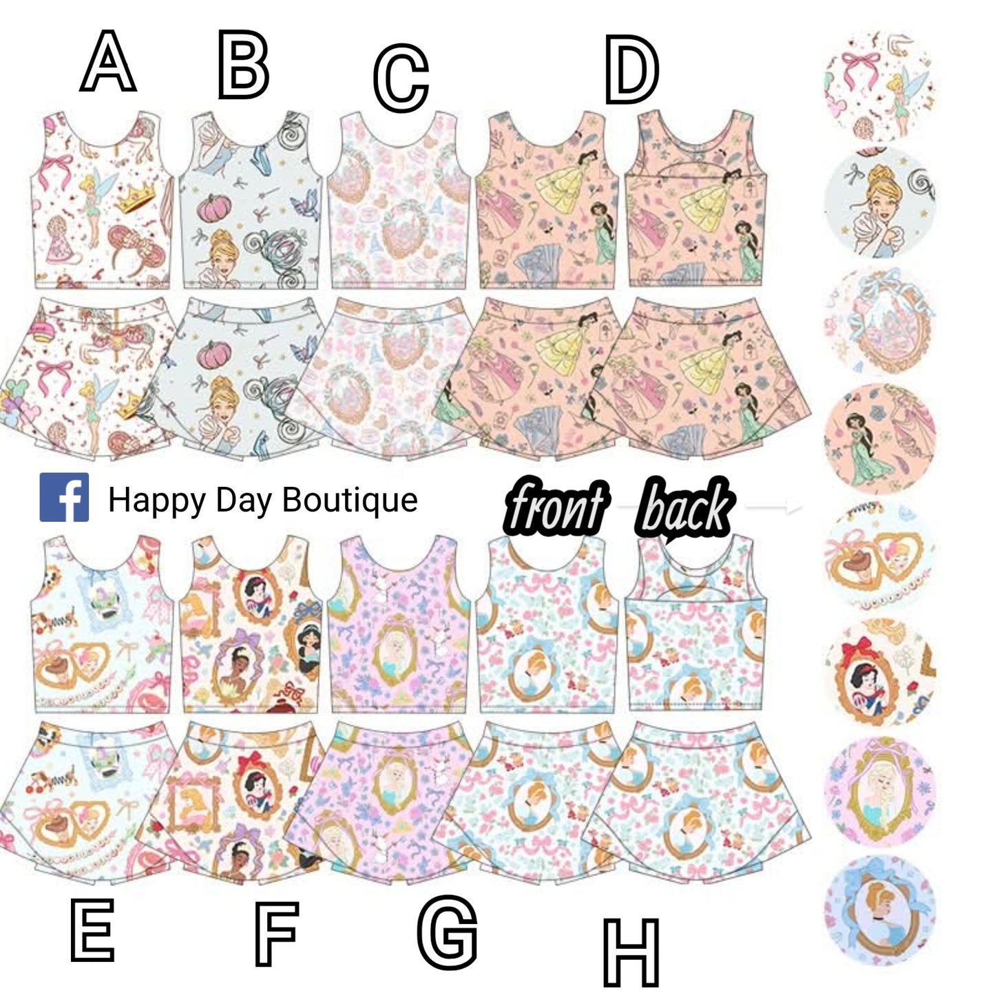 Princess Yoga Sets - Ready to Ship