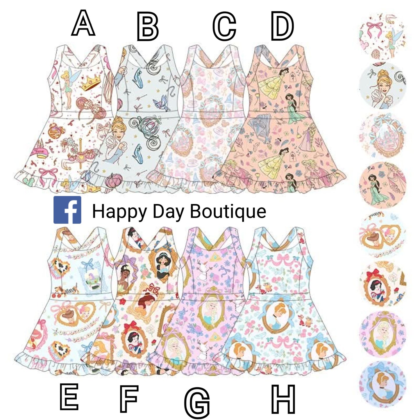 Princess Yoga Dresses - Ready to Ship