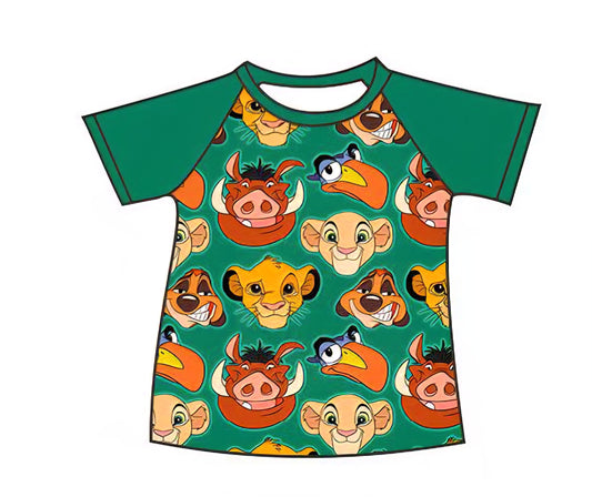 Adult Lion King Raglan Shirt- Preorder- ETA Late Apri