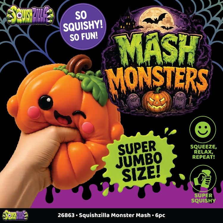 Fun Doh Jumbo Mash Monsters Squishy Fidget Toy- Preorder - ETA October