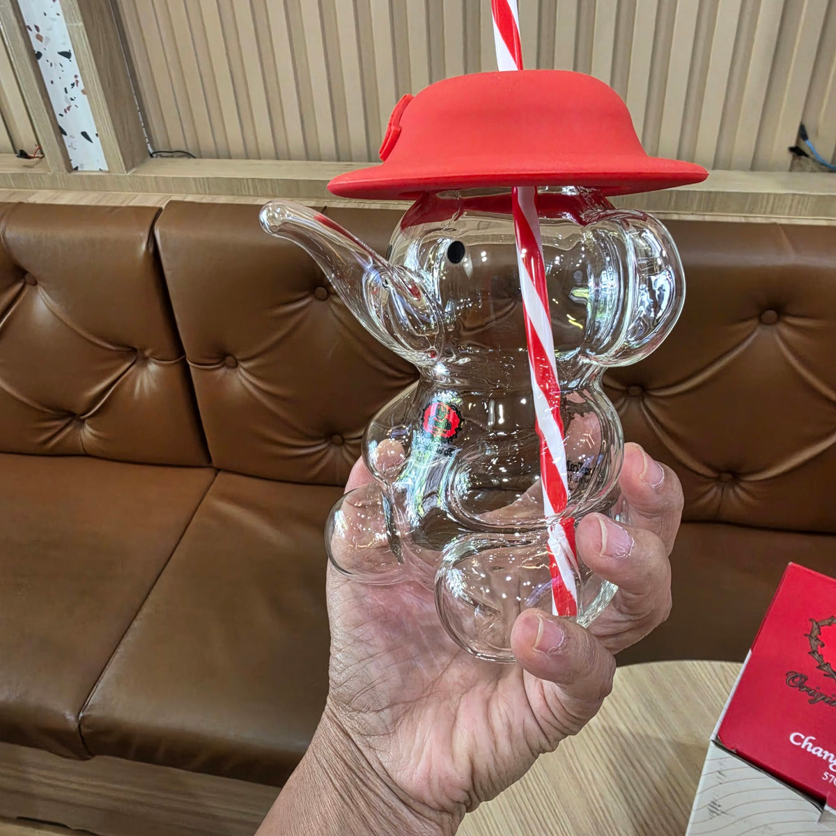 That Tea Shop Elephant Glass  Cup - Preorder