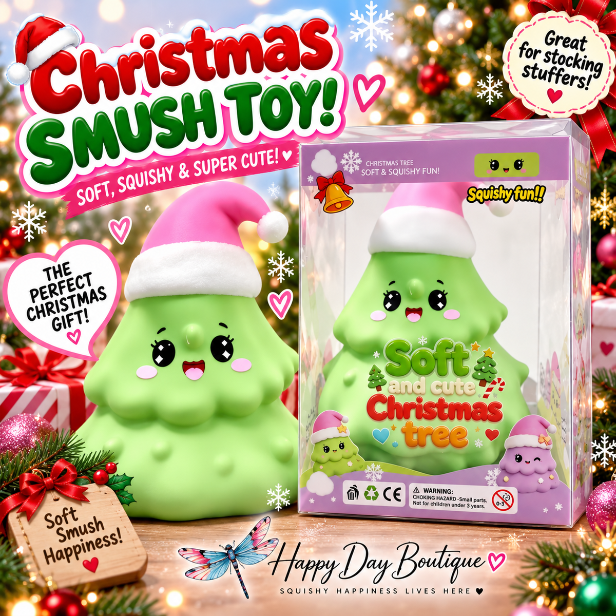 Holiday Smush Christmas Tree- Preorder  - 4 to 6 Week ETA