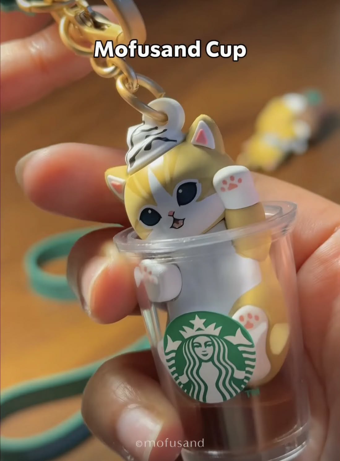 Singapore Exclusive Starbucks Mofusand Cat Keychains AUTHENTIC - Preorder
