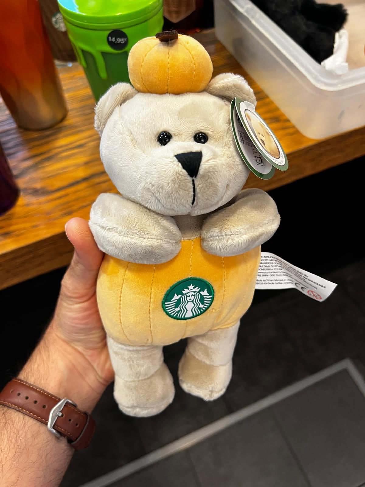 Starbucks France Halloween Jack-O-Lantern  Plush Doll Preorder