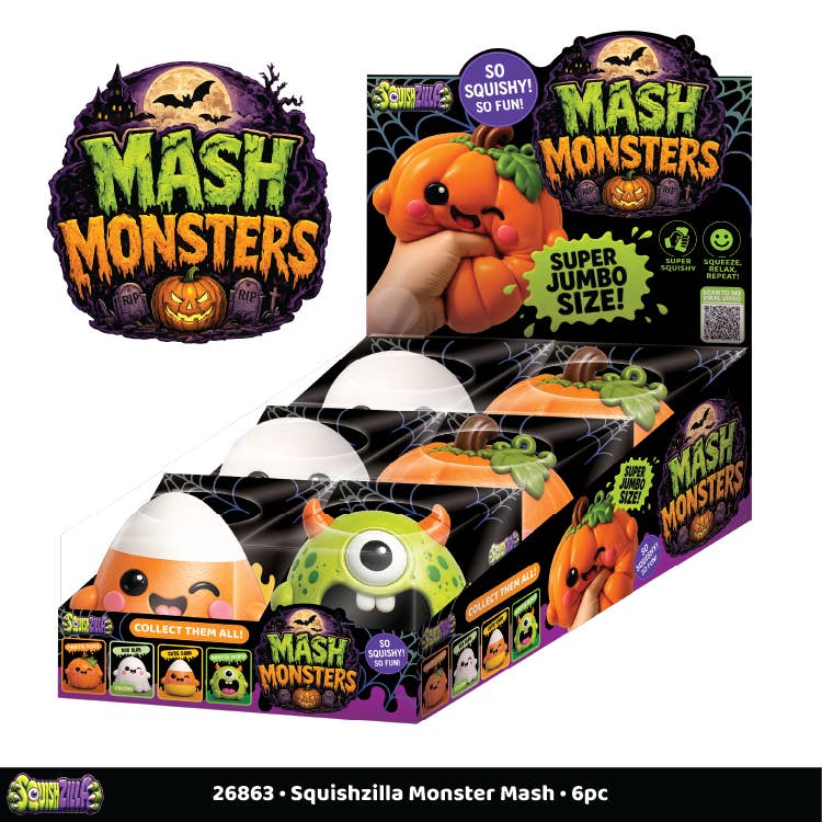 Fun Doh Jumbo Mash Monsters Squishy Fidget Toy- Preorder - ETA October