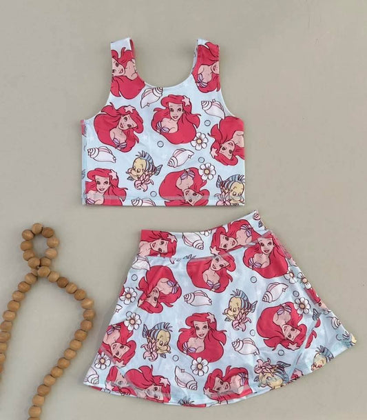 Adult Little Mermaid Yoga Set - Preorder - ETA is Sept