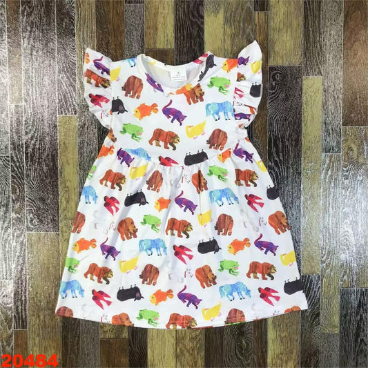 Brown Bear Girl's Dress