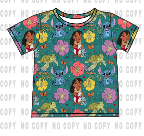 Hawaiian Stitch Kid's Shirt- Preorder - ETA is early May