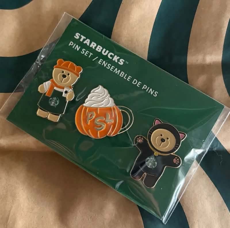 Starbucks France Halloween Pin Set - Preorder