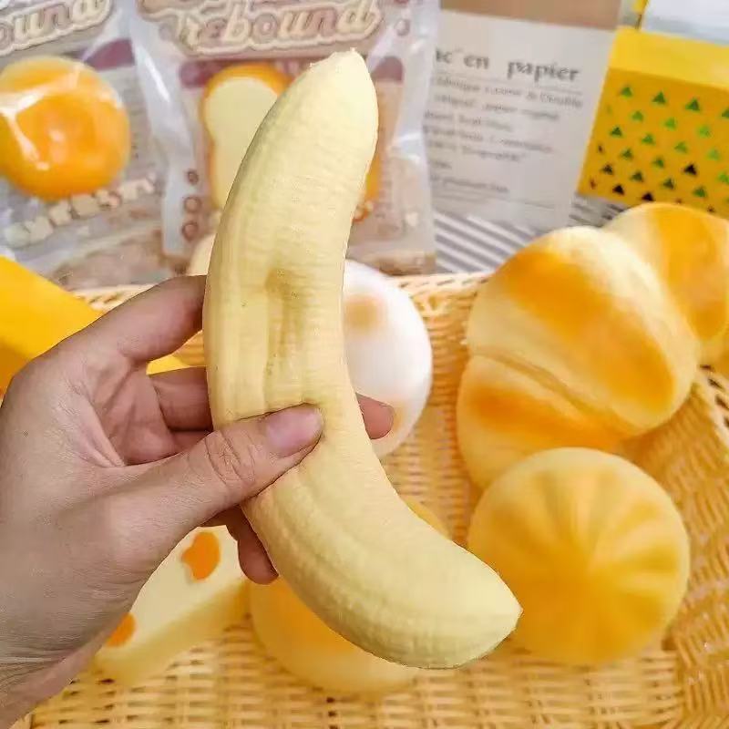 Squishy Banana Toy - Preorder
