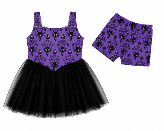 Haunted Mansion Mesh Twirl Dress - Preorder