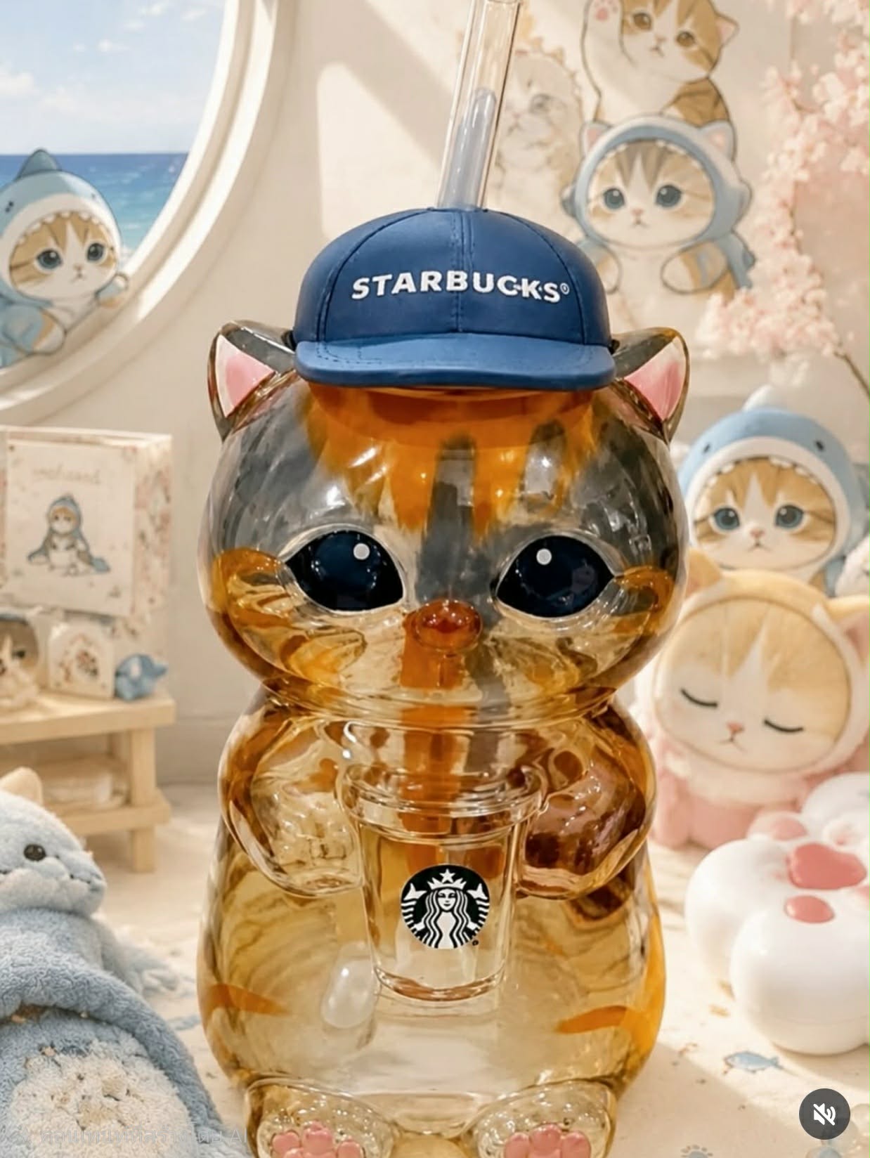 Singapore Exclusive Starbucks Mofusand Cat Bearista Cup- AUTHENTIC - Preorder