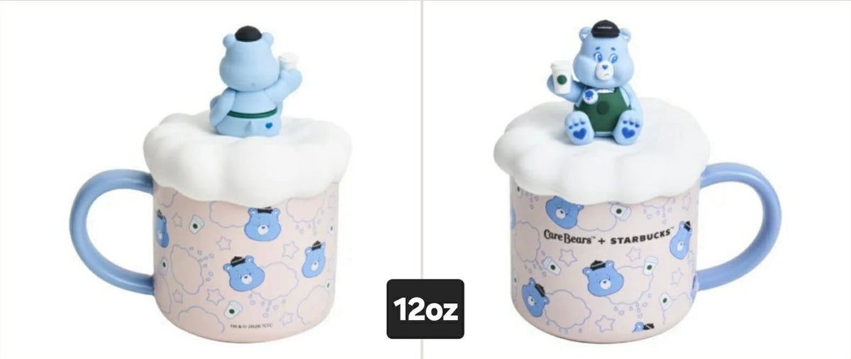 Starbucks Carebear 12 ounce  Mug  Blue Taiwan - AUTHENTIC - Preorder