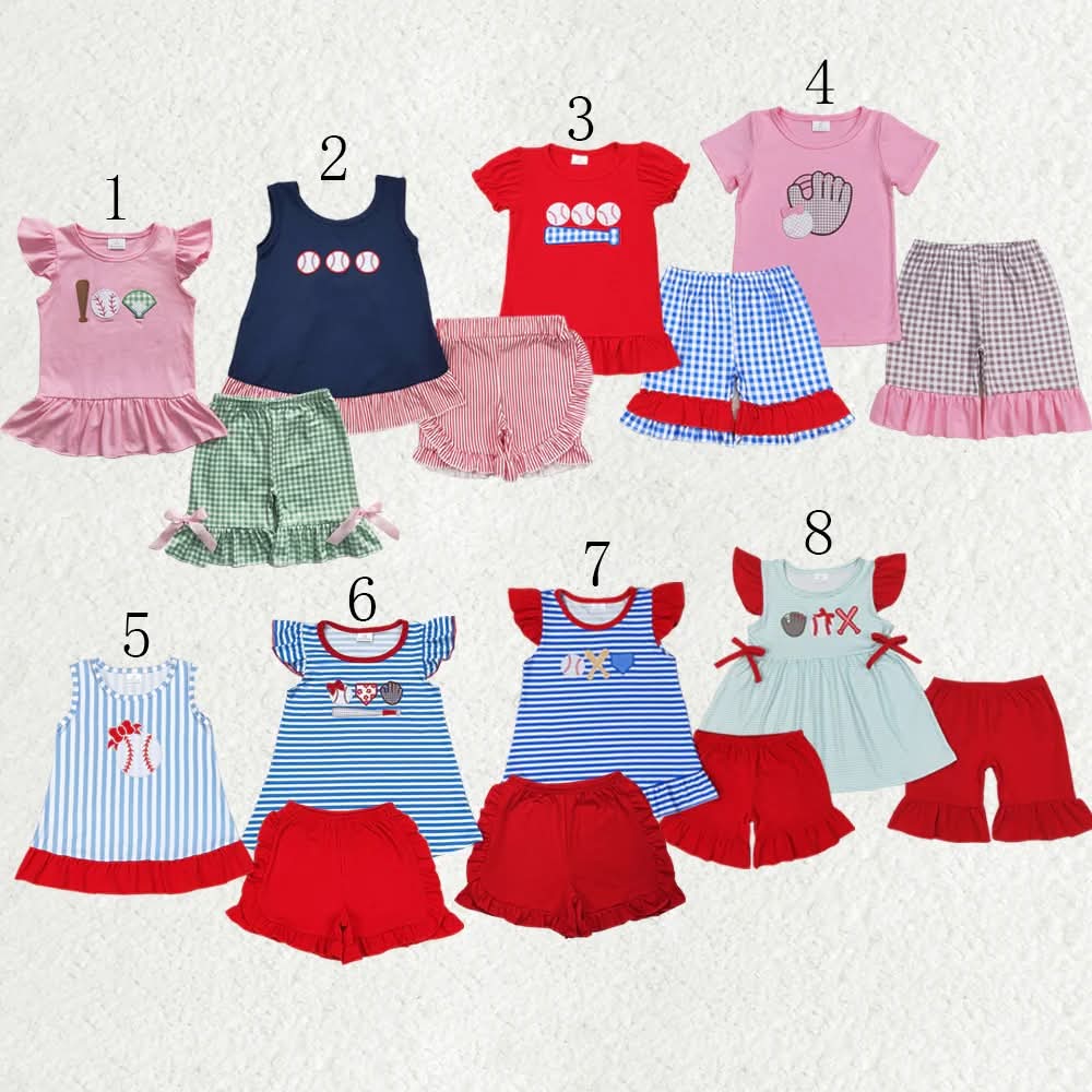Girl's Sport Smock Sets