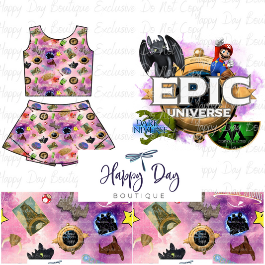 Epic Universe Yoga Set  Preorder - ETA is Mid July