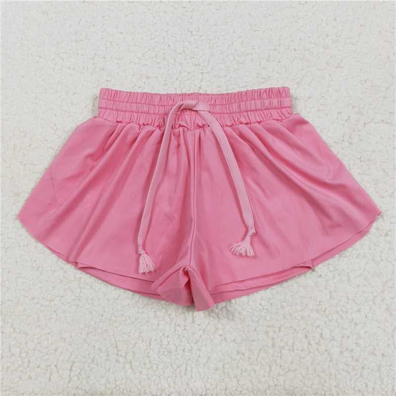 Solid shorts w/ shorts