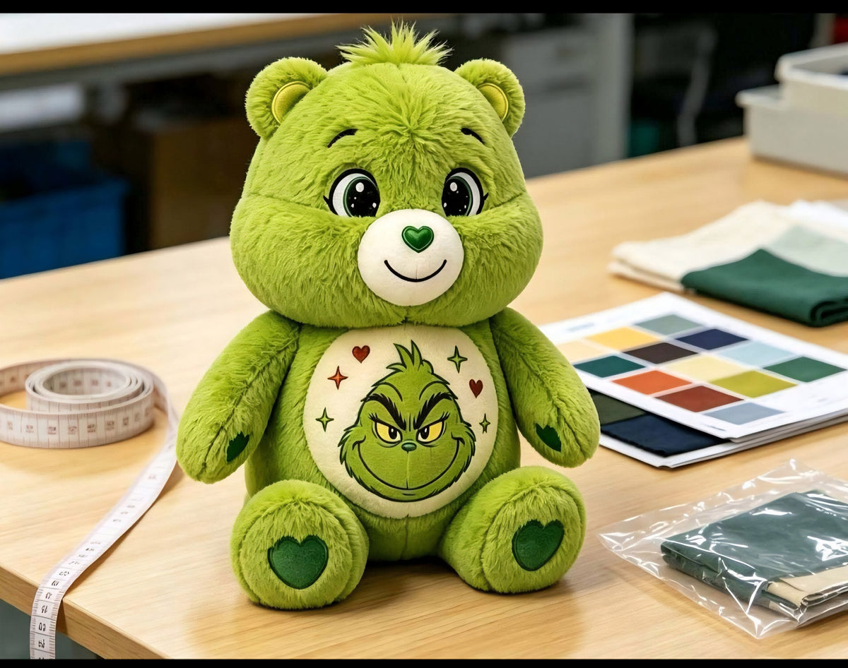 Care Bear Grinch Plush -Preorder -  4 to 6 week ETA