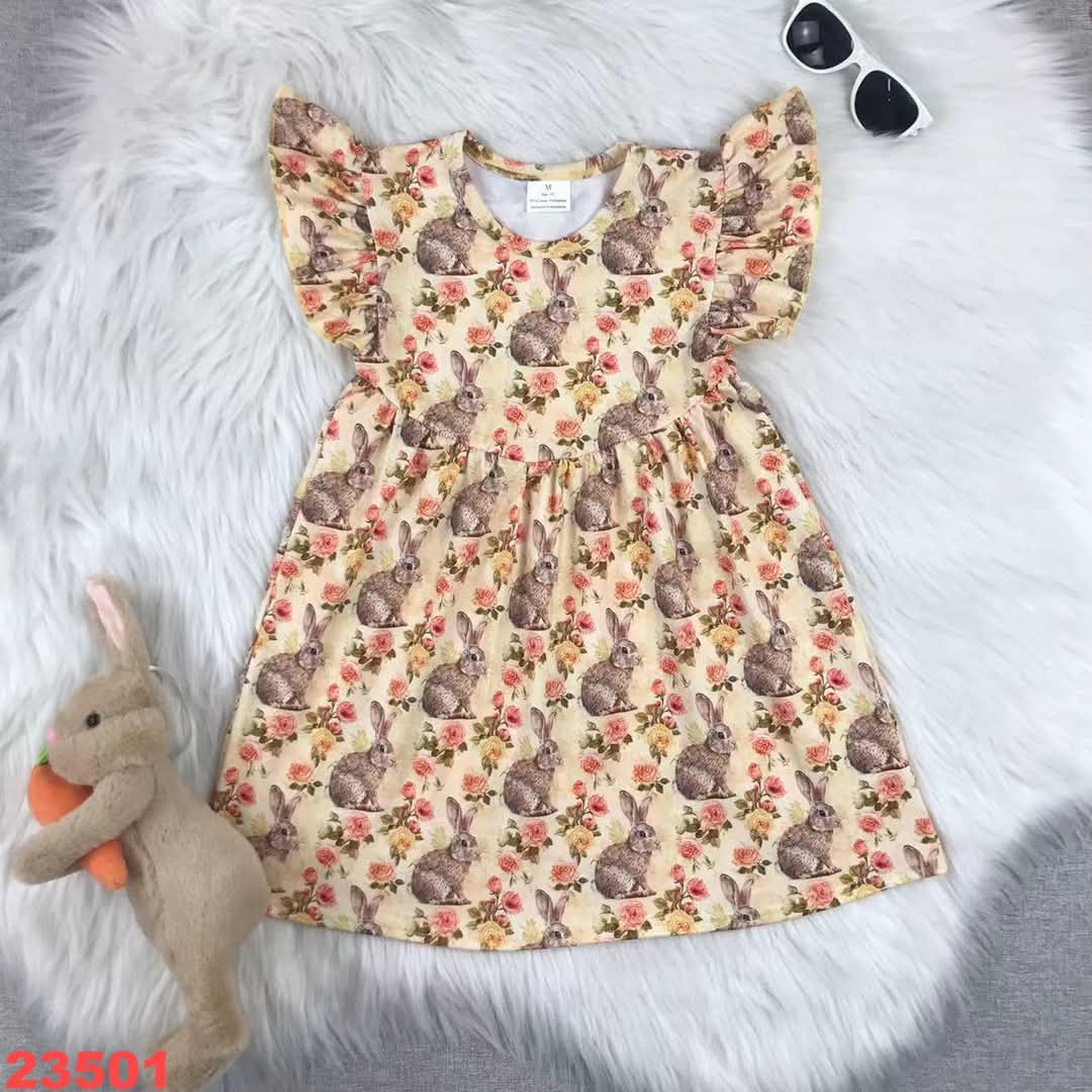 Easter Bunny Girl's Dress